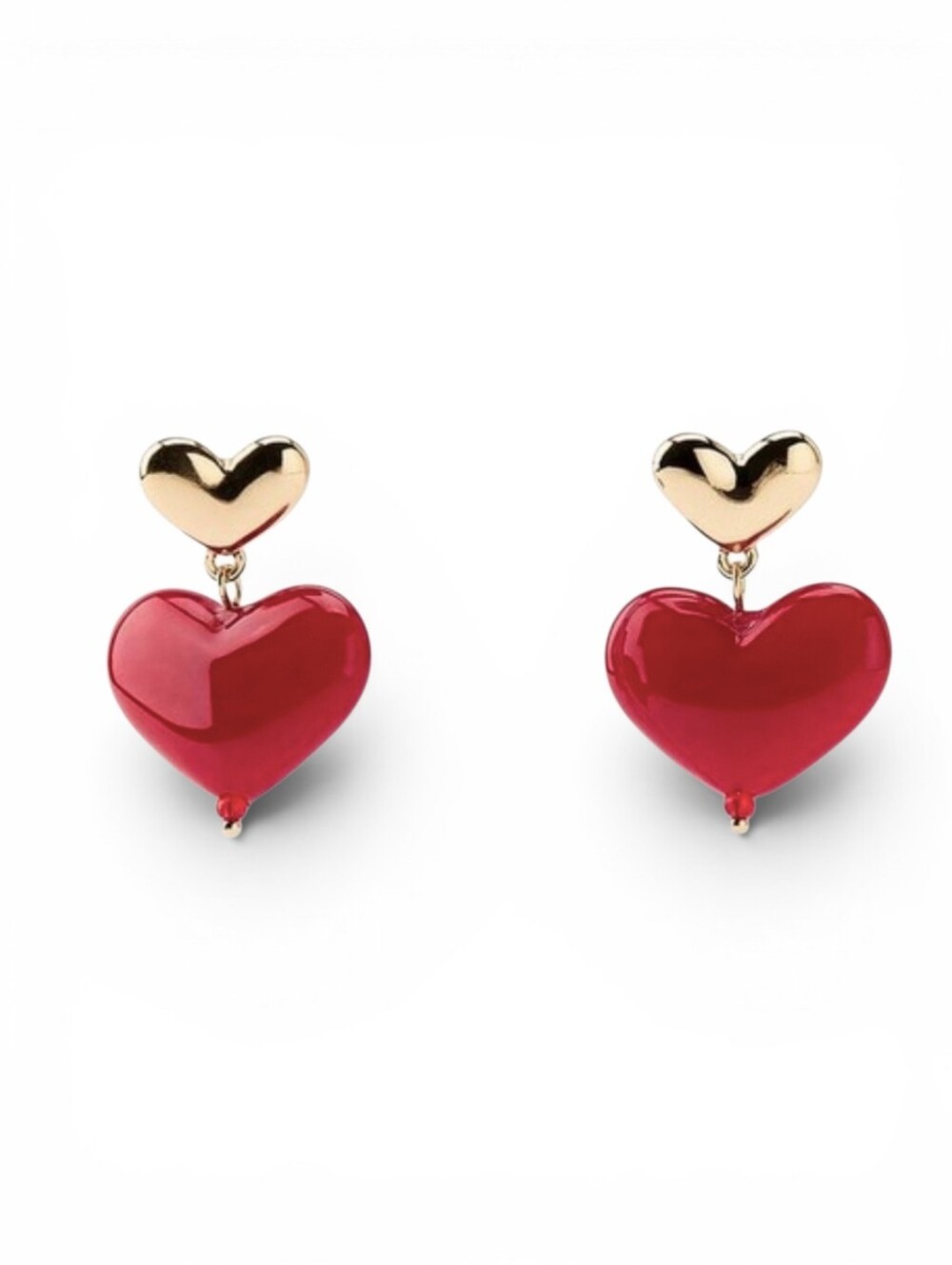 ZARA Combined Heart Earrings